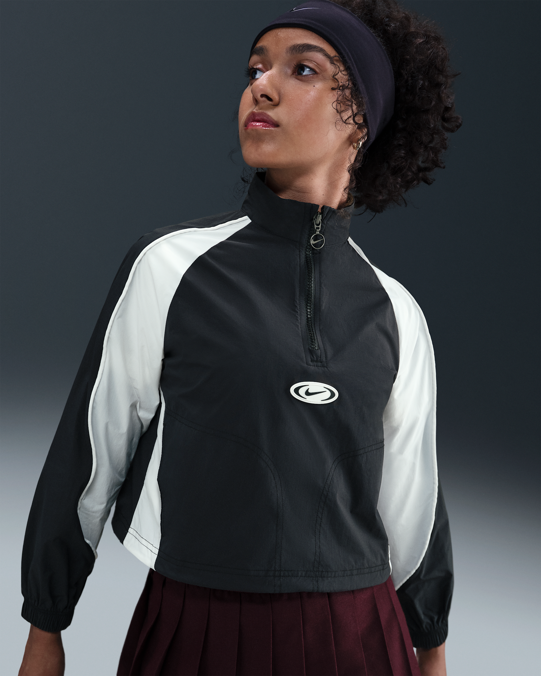 Nike Sportswear Girls' 1/4-Zip Tracksuit Jacket. Nike CA